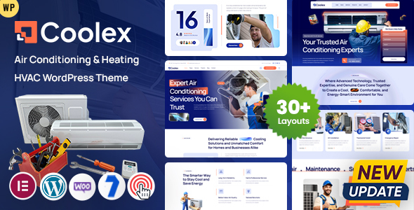 Coolex - Air Conditioning HVAC WordPress 1 Coolex Air Conditioning HVAC WordPress Theme