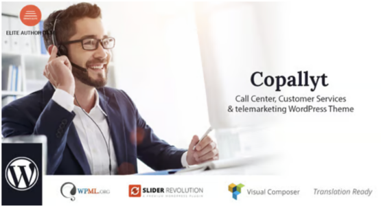 Copallyt Call Center and Telemarketing WordPress Theme
