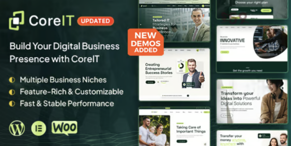 Core IT – Corporate & Consulting Business WordPress Theme