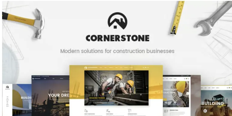 Cornerstone Pro - Construction WordPress Theme 1 Cornerstone Pro - Construction WordPress Theme