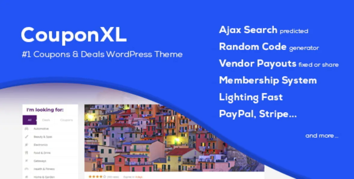 CouponXL Pro – Coupons, Deals & Discounts WP Theme 1 Coupon XL WordPress Theme