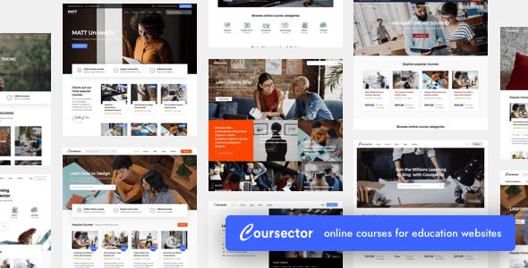Coursector | LMS Education WordPress 1 Coursector WordPress Theme