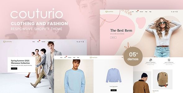 Couturio - Clothing & Fashion Responsive Shopify Theme 1 Couturio Clothing & Fashion Responsive Shopify Theme