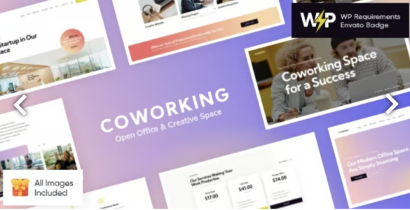 Coworking - Open Office & Creative Space WordPress Theme