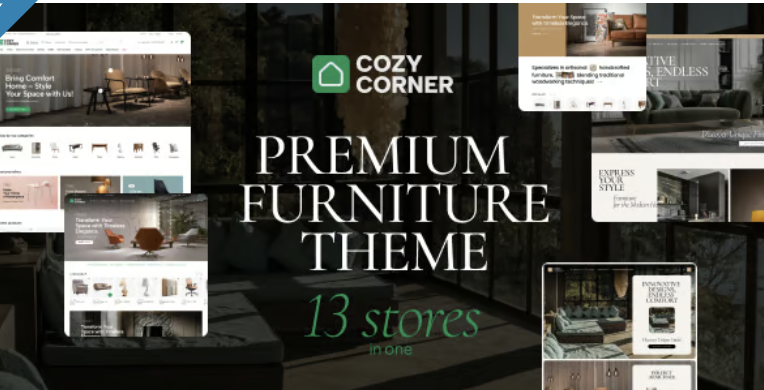 CozyCorner - Furniture WooCommerce WordPress Theme 1 Cozy Corner Premium Furniture Theme