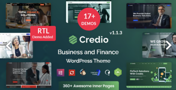 Credio Business and Finance WordPress Theme