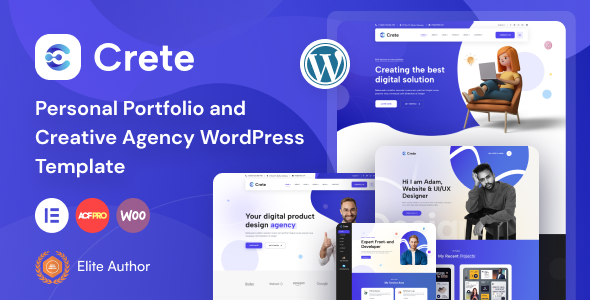 Crete - Personal Portfolio and Creative Agency WordPress Theme 1 Crete Personal Portfolio and Creative Agency WordPress Theme