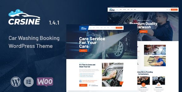 Crsine – Car Washing Booking WordPress Theme 1 Crsine Car Washing Booking WordPress Theme