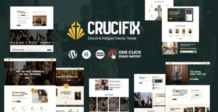Crucifix - Church WordPress Theme 1 Crucifix Church WordPress Theme
