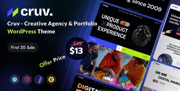 Cruv – Creative Agency Portfolio WordPress Theme 1 Cruv – Creative Agency Portfolio WordPress Theme