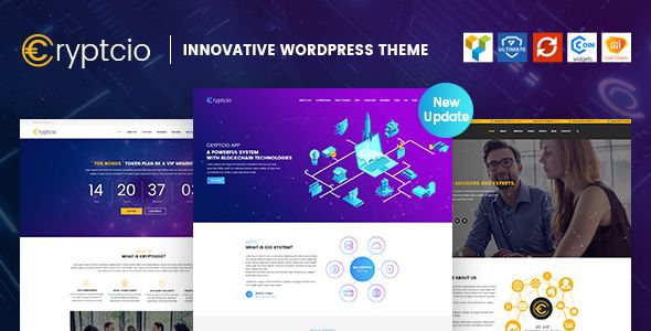 Cryptcio – Innovative WordPress Theme 1 Cryptcio Innovative WordPress Theme