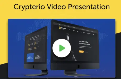 Crypterio Pro – NFT and Crypto Landing Page WordPress Theme