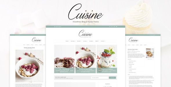 Cuisine - WordPress Blog & Recipe Theme 1 Cuisine WordPress Blog & Recipe Theme