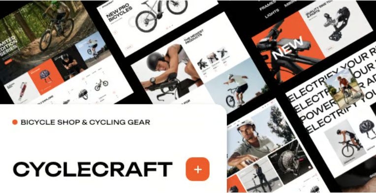 CycleCraft - Bicycle Shop and Bike Parts WordPress Theme 1 Cycle Craft Bicycle Shop and Bike Parts WordPress Theme