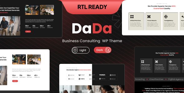 DaDa – Business Consulting Theme 1 Da Da – Business Consulting WordPress Theme