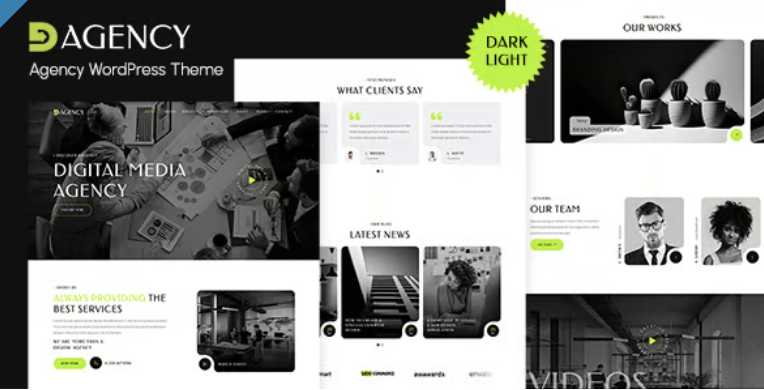 Dagency - Digital Agency WordPress Theme 1 Dagency - Digital Agency WordPress Theme