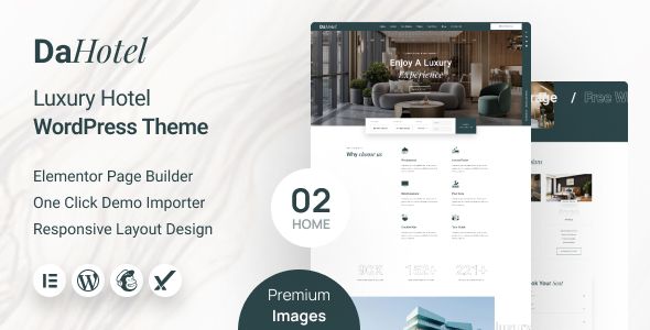 Dahotel – Luxury Hotel WordPress Theme 1 Dahotel – Luxury Hotel WordPress Theme
