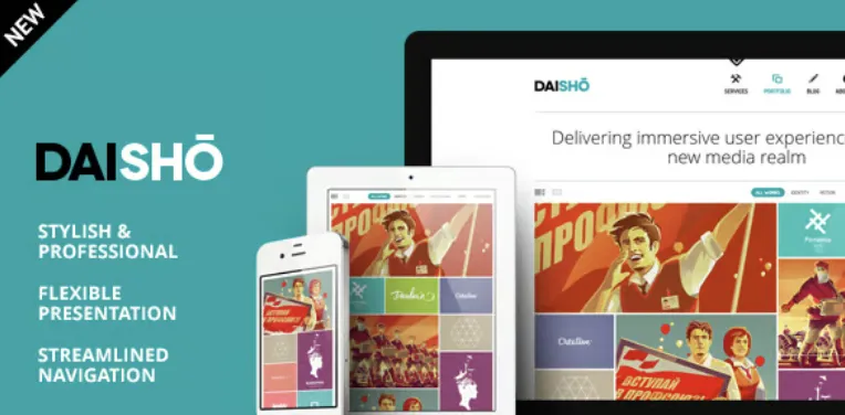 Daisho Pro – Flexible WordPress Portfolio Theme 1 Daisho Pro WordPress Portfolio Theme