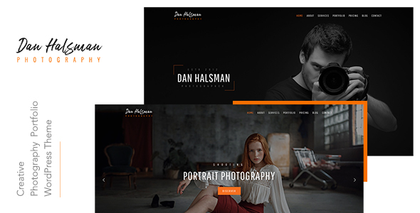 Dan – Creative Photography WordPress Theme 1 Dan Halsman Photography WordPress Theme