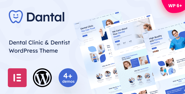 Dantal - Dental Clinic & Dentist WordPress Theme 1 Dantal Dental Clinic & Dentist WordPress Theme