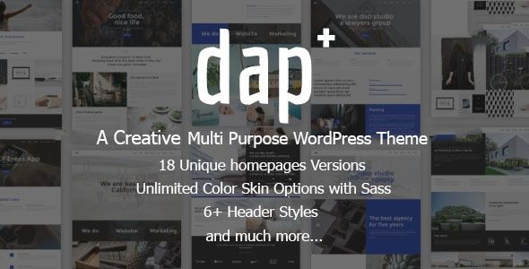 Dap - Creative MultiPurpose WordPress Theme 1 Dap Creative Multi Purpose WordPress Theme