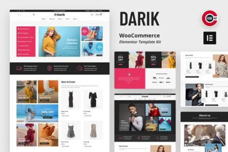 Darik WooCommerce Elementor Template Kit