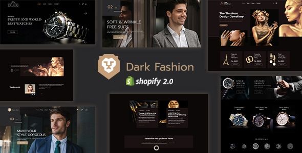 Dark Fashion – Watch/Jewel Blazer Shopify Theme