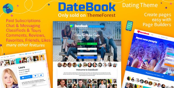 DateBook - Multilingual Feature-Rich Dating WordPress Theme 1 Date Book Multilingual Feature-Rich Dating WordPress Theme