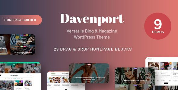 Davenport - Versatile Blog and Magazine WordPress Theme 1 Davenport Versatile Blog and Magazine WordPress Theme