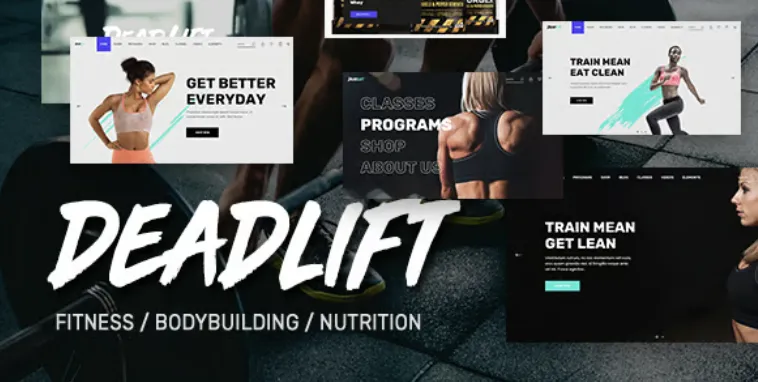 Deadlift Pro – Fitnesss and Bodybuilding WordPress Theme 1 Deadlift Pro WordPress Theme