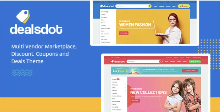 Dealsdot - Multi Vendor Marketplace Theme 1 Dealsdot Multi Vendor Marketplace Theme