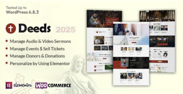 Deeds The Best Church WordPress Theme
