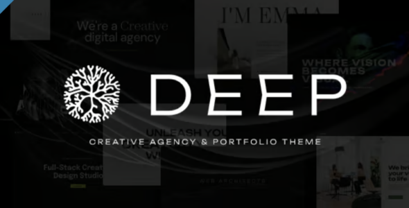 Deep Creative Agency & Portfolio WordPress Theme