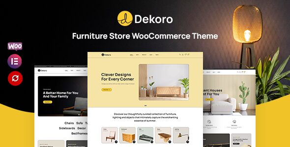 Dekoro - Furniture Store WooCommerce Theme 1 Dekoro Furniture Store WooCommerce Theme