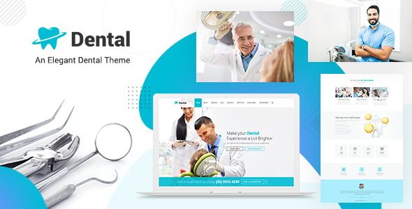 Dental Clinic – Dentist WordPress Theme 1 Dental Clinic – Dentist WordPress Theme
