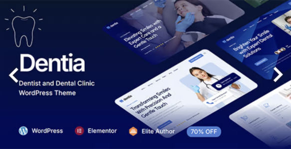 Dentia - Dentist & Dental Clinic WordPress Theme
