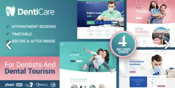 Denti Care Pro WordPress Theme