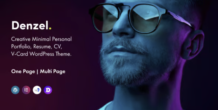 Denzel - Creative Minimal Portfolio WordPress Theme 1 Denzel Creative Minimal Portfolio WordPress Theme