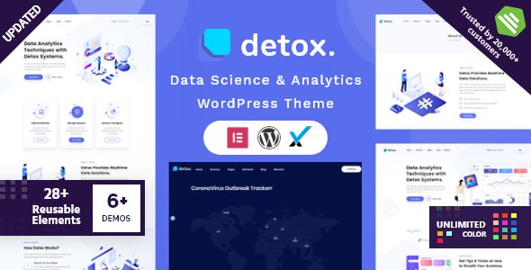 Detox – Data Science Analytics WordPress Theme 1 Detox Data Science & Analytics WordPress Theme