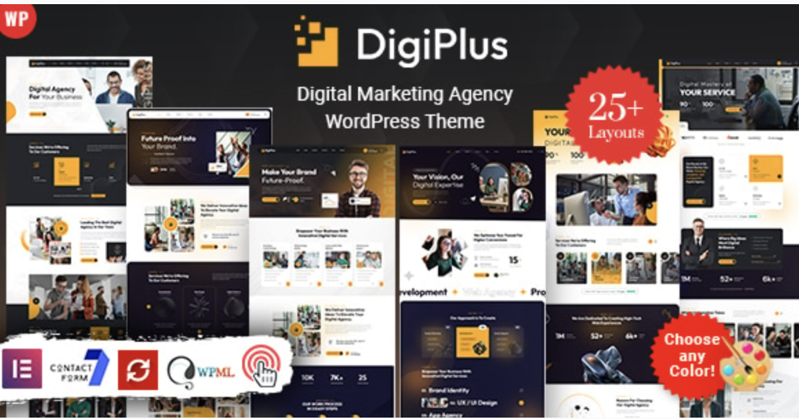 Digiplus - Digital Agency WordPress 1 Digiplus - Digital Agency WordPress Theme