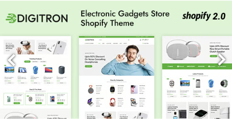 Digitron - Electronics & Gadget Store Shopify 2.0 Responsive Theme 1 Digitron Electronics & Gadget Store Shopify 2.0 WordPress Theme