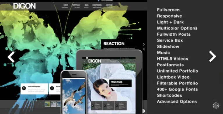 Digon | Photography Theme for WordPress 1 Digon WordPress Theme
