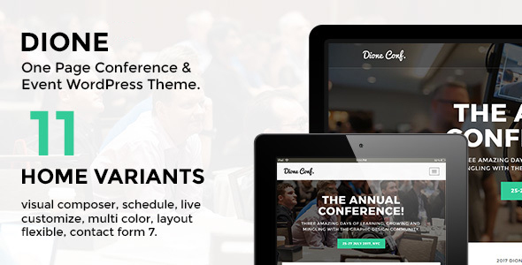 Dione – Conference & Event WordPress Theme 1 Dione – Conference & Event WordPress Theme