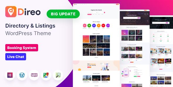 Direo - Directory & Listing WordPress Theme 1 Direo Directory & Listings WordPress Theme