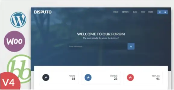 Disputo WordPress bb Press Forum Theme