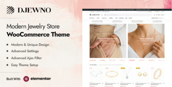 Djewno Jewelry Store WooCommerce Theme