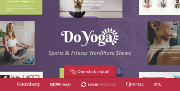 Do Yoga Sports & Fitness WordPress Theme