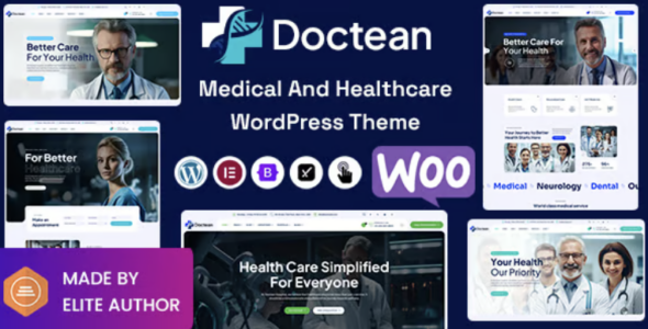 Doctean Medical And Healthcare WordPress Theme
