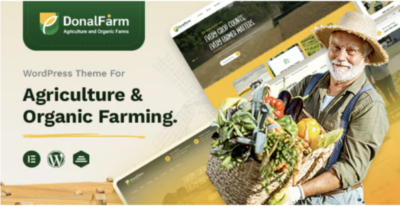 Donalfarm Agriculture Organic Farming WordPress Theme