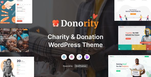 Donority – Charity Donation WordPress Theme 1 Donority Charity Donation WordPress Theme